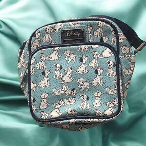 Disney Loungefly 101 Dalmatians Blue Crossbody Bag Like New